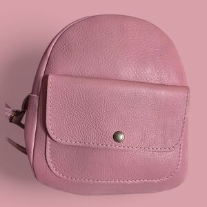 Pink Leather Women's Bag